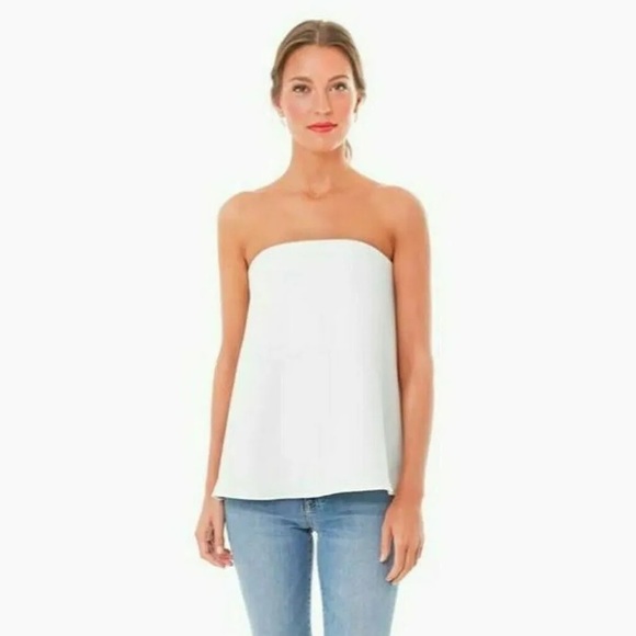 Tuckernuck Tops - Tuckernuck Strapless Marin Top IVORY